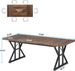 Wood Dining Table, Farmhouse 70.8" Kitchen Table For 6 People_maomaolike.com