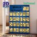 Braille Alphabet Painting Poster, Bright Illuminated Braille Chart Poster, Educational Visual Reference For Learning Braille, Suitable For Study Rooms_maomaolike.com