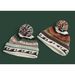 Ethnic Style Knitted For Women, Cute Pom-Pom Color-Block Pullover Yarn Hat, Parent-Child Autumn Winter Warm Ear_maomaolike.com