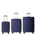 3-Piece Luggage Sets (20", 24", 28"), Suitcase With Wheels, Hardside Suitcase With Four Spinner Wheels And Scratch-Resistant Surface, Navy Blue_maomaolike.com