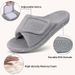 Comwarm Adjustable Fur Fashion Fluffy House Slippers Orthopedic Open Toe Women Cotton Shoes Arch Support_maomaolike.com