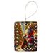 Irish Setter And Santa Claus Porcelain Ornament Christmas Tree Hanging Decorations For Home Christmas Holiday, Rectangle, Gift, Multicolor_maomaolike.com