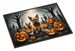 Norwich Terrier Spooky Halloween Doormat Front Door Mat Indoor Outdoor Rugs For Entryway, Non Slip Washable Low Pile, 24H X 36W_maomaolike.com