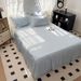 2026 Spring Summer New Skin-Friendly Brushed Washed Cotton Embroidered Korean Style Lace Skirt Bed Sheet_maomaolike.com