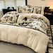Light Luxury Style Carved Thickened Milk Velvet Four-Piece Set Winter Warm Double-Sided Flannel Edge Quilt Cover With Fleece Bed S_maomaolike.com
