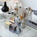 Cosmetic Desktop Transparent Eyeshadow Palette Organizer Ladder Lipstick Multi-layer Perfume Storage Rack_maomaolike.com