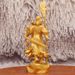 gold God Of Wealth Exquisite Carving Office Decoration Alloy Figurine Indoor Metal Craft Guan Gong_maomaolike.com