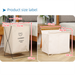Home Storage Box Steel Hamper Folding Dirty Laundry Basket Iron Frame_maomaolike.com