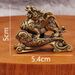 Brass Smooth Sailing Four Seasons Peaceful Qilin Home Desktop Mythical Beast Ornament Decoration Metal Craft_maomaolike.com