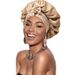 Hot Sale Silk Night Bonnet Satin Hat To Sleep Bonnets for Women Cap Beanie Curly Braid Hair DM04_maomaolike.com