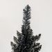 8' Artificial Pencil Christmas Tree, Slim Xmas Tree With 618 Realistic Branch Tips And Plastic Stand, Black_maomaolike.com