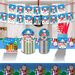 Christmas 10-piece Set Set Party Supplies Snowman Disposable Tableware Paper Plates And Napkins Banners Plastic Tablecloths Cutlery Serves 60 For Merry Christmas Party Home Indoor Outdoor Decor_maomaolike.com