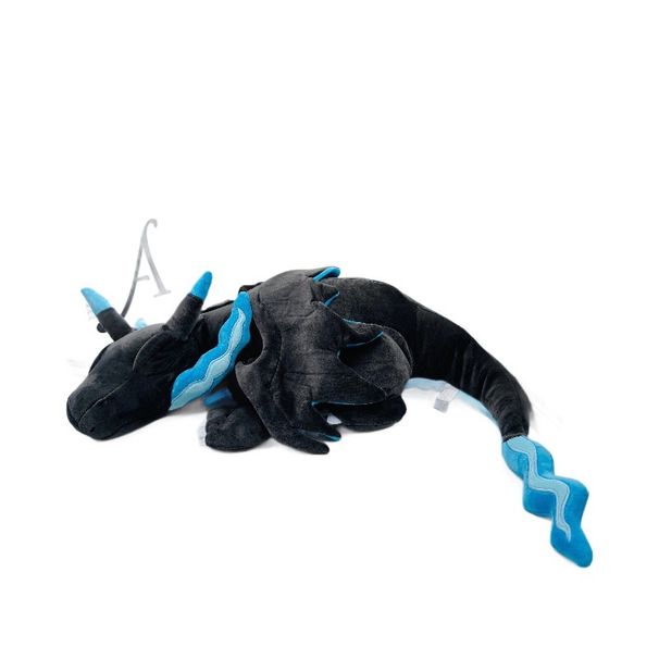 New Large 48cm Blue Sleepig Charizard Doll Toys Super Soft Pokemo Stuffed Aimal, Aime Plush Pillow Floor/Sofa_maomaolike.com