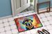 Black Labrador Hippie Dawg Doormat Front Door Mat Indoor Outdoor Rugs For Entryway, Non Slip Washable Low Pile, 24H X 36W_maomaolike.com
