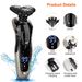 5 In 1 Electric Razor Shaver Rechargeable Cordless Head Beard Trimmer Shaver Kit IPX6 Waterproof Dry Wet Grooming Kit_maomaolike.com