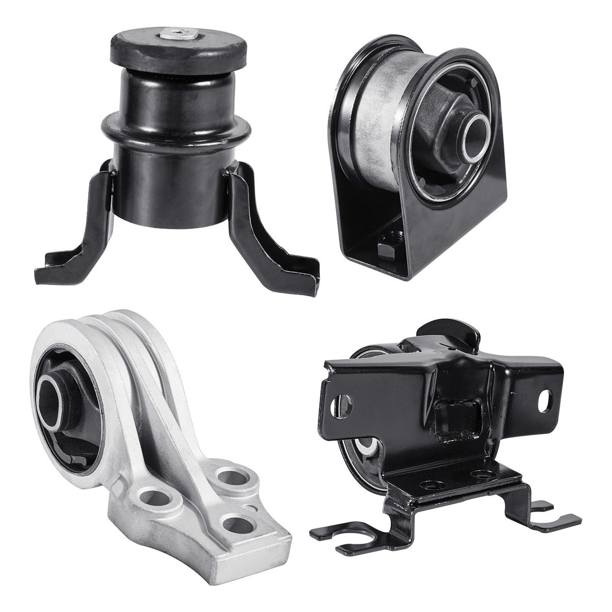 Engine Motor Mount And Transmission Mount Kit Replacement, Set Of 4, Compatible With 2009–2012 Ford Escape 2.5L L4, Replace OE# A5446, A5481, A5412, A5441, Secure Support_maomaolike.com