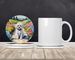 Maltipoo Spring Path Large Sandstone Coasters Pack Of 4 Absorbent Round Coasters Decor Gifts For Men Or Women, 4 In, Multicolor_maomaolike.com