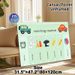 Morning Routine Painting Poster, Soft-toned Iconic Cartoon Style Poster, Clear Visual Guide To Build Consistent Morning Habits, Suitable For Bedroom_maomaolike.com