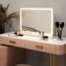 Vanity Mirror With Lights, LED Makeup Mirror With Dimmable 3 Color Modes, Touch Screen Control Vanity Based Mirror Desk Mirror Square White_maomaolike.com