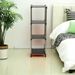 Korean Black 4-Tier Heavy Duty Stainless Steel Storage Shelving Unit, 100lbs/shelf (49"H X 14.9"W X 13.7"D) For Indoor/Outdoor Organization , Modular Rack, Extremely Durabl_maomaolike.com