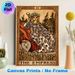 The Empress Tarot Card Painting Poster, Vintage Retro Style Poster, Depicting Regal Empress With Star Crown & Scepter, Ideal For Home Spiritual Decor_maomaolike.com