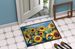Sunflowers In Watercolor Doormat Front Door Mat Indoor Outdoor Rugs For Entryway, Non Slip Washable Low Pile, 24H X 36W_maomaolike.com