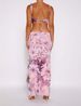 Women's Clothing Set Summer Sexy Printed Camisole + Tight Slit Irregular Long Skirt_maomaolike.com