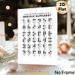 Braille Alphabet Letters & Numbers Painting Poster, Minimalist Monochrome Instructional Chart Poster, Educational Reference For Learning Braille_maomaolike.com