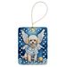 Poodle My Angel Porcelain Ornament Christmas Tree Hanging Decorations For Home Christmas Holiday, Rectangle, Gift, Multicolor_maomaolike.com