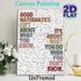 Mathematics Quote Painting Poster, Vibrant Typography With Various Math Equations Poster, Inspirational Math Saying Ideal For Study Room, Classroom_maomaolike.com