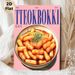 Tteokbokki Themed Painting Poster, Vibrant Watercolor-style Delicious Korean Rice Cakes In Pot Poster, Appealing Food Artwork Ideal For Kitchen And_maomaolike.com