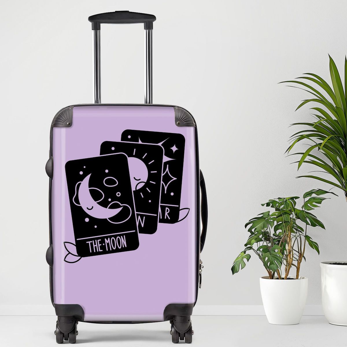 Cards Luggage, 20/24/28 Inch Luggage, Carry-On, Custom Luggage, Luggage Set, Suitcase, Travel, Vacation, Cabin Suitcase, Custom Suitcase, Personalized Luggage_maomaolike.com