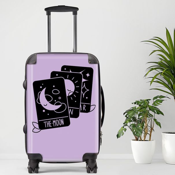 Cards Luggage, 20/24/28 Inch Luggage, Carry-On, Custom Luggage, Luggage Set, Suitcase, Travel, Vacation, Cabin Suitcase, Custom Suitcase, Personalized Luggage_maomaolike.com