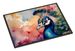 Peacock Doormat Front Door Mat Indoor Outdoor Rugs For Entryway, Non Slip Washable Low Pile, 24H X 36W_maomaolike.com