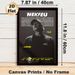 Nekfeu Themed Painting Poster, Monochrome Vintage Rap Artist Portrait Poster, Presents Iconic French Rap Artist's Profile, Suitable For Music Studio_maomaolike.com
