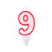 Number 9 Birthday Candle 3D Number Happy Birthday Cake Candles For Birthday Party Wedding Decoration Reunions Theme Party 7cm 24pcs_maomaolike.com