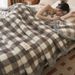 Milk Velvet Winter Thickened Coral Fleece Throw Office Nap Flannel Blanket Single Double Dormitory_maomaolike.com