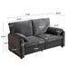 800LBS Down Filled Sofas, 60 Inch Minimalist Sofa, With Multiple Colors In The Living Room And Bedroom,GREY_maomaolike.com