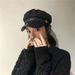 Hot Sale Fashion Military Spring Versatile Sailor Hats Black Ladies Beret Caps Flat Top Captain Cap Travel Cadet Octagonal Hat_maomaolike.com