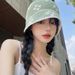 Hot Sale Flow Knitted Hat Korean Vsion Spring Summ Crochet Fishman Cap Women Handmade Panama Bucket Hats Sombros De_maomaolike.com