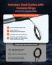 Rod And Fishing Reel Combo, IM6 Fiberglass & Carbon Fiber Spinning Rod And Reel Combo, Bass Fishing Pole With 6.5 Ft Two-Piece Rods, 6+1 Ball Bearings, Stainless Steel Guides With Ceramic Rings_maomaolike.com