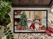 Pekingese Cozy Christmas Doormat Front Door Mat Indoor Outdoor Rugs For Entryway, Non Slip Washable Low Pile, 24H X 36W_maomaolike.com