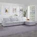 149' Modular Sectional Sofa With Ottoman_maomaolike.com