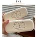 Unisex Glasses Case Cream cartoon puppy storage case Cute portable anti-pressure glasses girl style_maomaolike.com