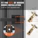 Passage Door Handle, 6 Pack Matte Black Door Lever, Left Or Right Handing Reversible Lever Non-Locking, 45° Rotation To Open, Universal Square Interior For Hallways, Closets, Meeting Spaces_maomaolike.com
