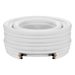 50ft Mini Split Line Set, 3/8” & 5/8” OD AC Copper Tubing Pipe, 3/8 White PE Thickened Insulated Coil With Flared Nuts, Rich Fittings, For Mini Split Air Conditioner HVAC Or Heat Pump System_maomaolike.com