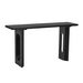 Uniquely Designed Console Table Made Of Fraxinus Mandschuric Solid Wood Veneer,with Distinctive Round Hollow Legs, Suitable For Foyer, Living Room, Or Hallway._maomaolike.com