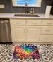 Roses In Color Memory Foam Kitchen Mat Machine Washable Anti-Fatigue Mat Cushion Comfort Bath Mat Or Kitchen Rug_maomaolike.com