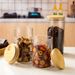 Glass Sealed Food Grade Moisture-Proof Grain Household Canister Tea Transparent Kitchen Storage Jar_maomaolike.com