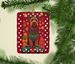 Welsh Terrier Holiday Christmas Porcelain Ornament Christmas Tree Hanging Decorations For Home Christmas Holiday, Rectangle, Gift, Multicolor_maomaolike.com